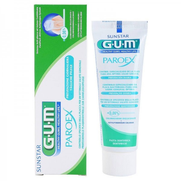 paroex prevencion pasta dental 75ml gum