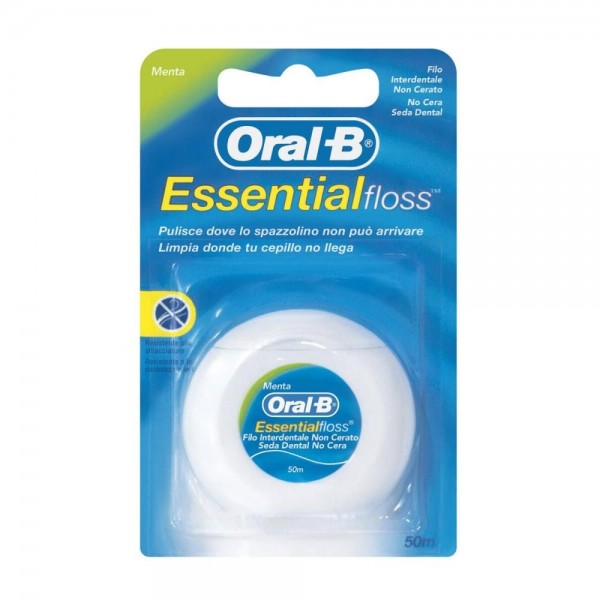seda dental oral b essential floss con cera menta