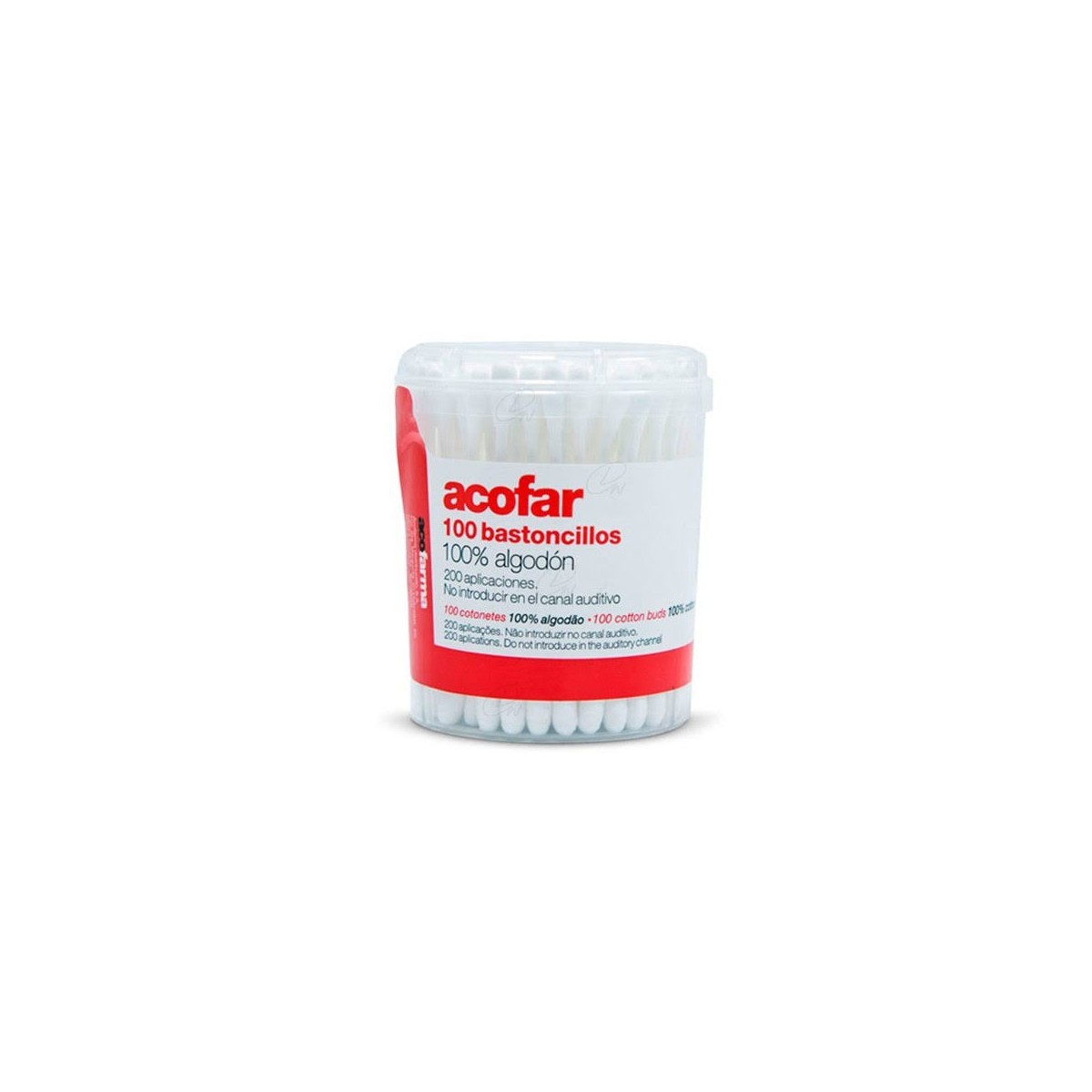 acofar 100 bastoncillos higienicos