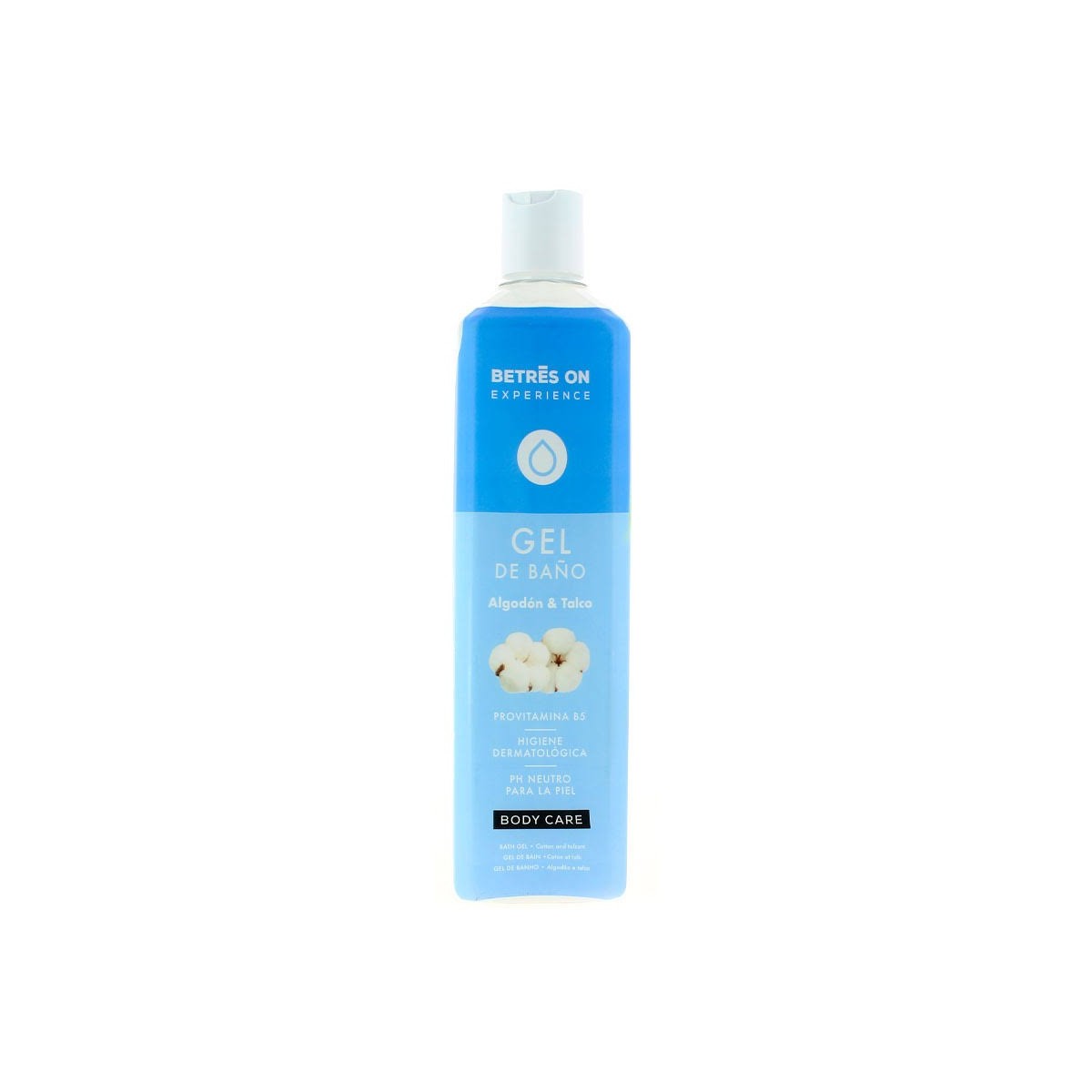 betres on gel de bano algodon y talco 750ml