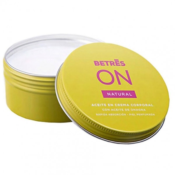 betres on aceite en crema corporal natural 230 ml