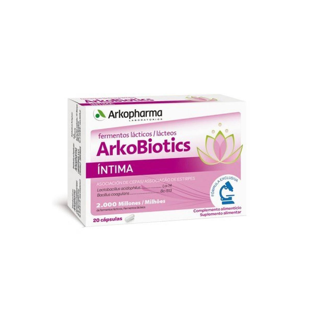 arkoprobiotics flora vaginal 20 capsulas