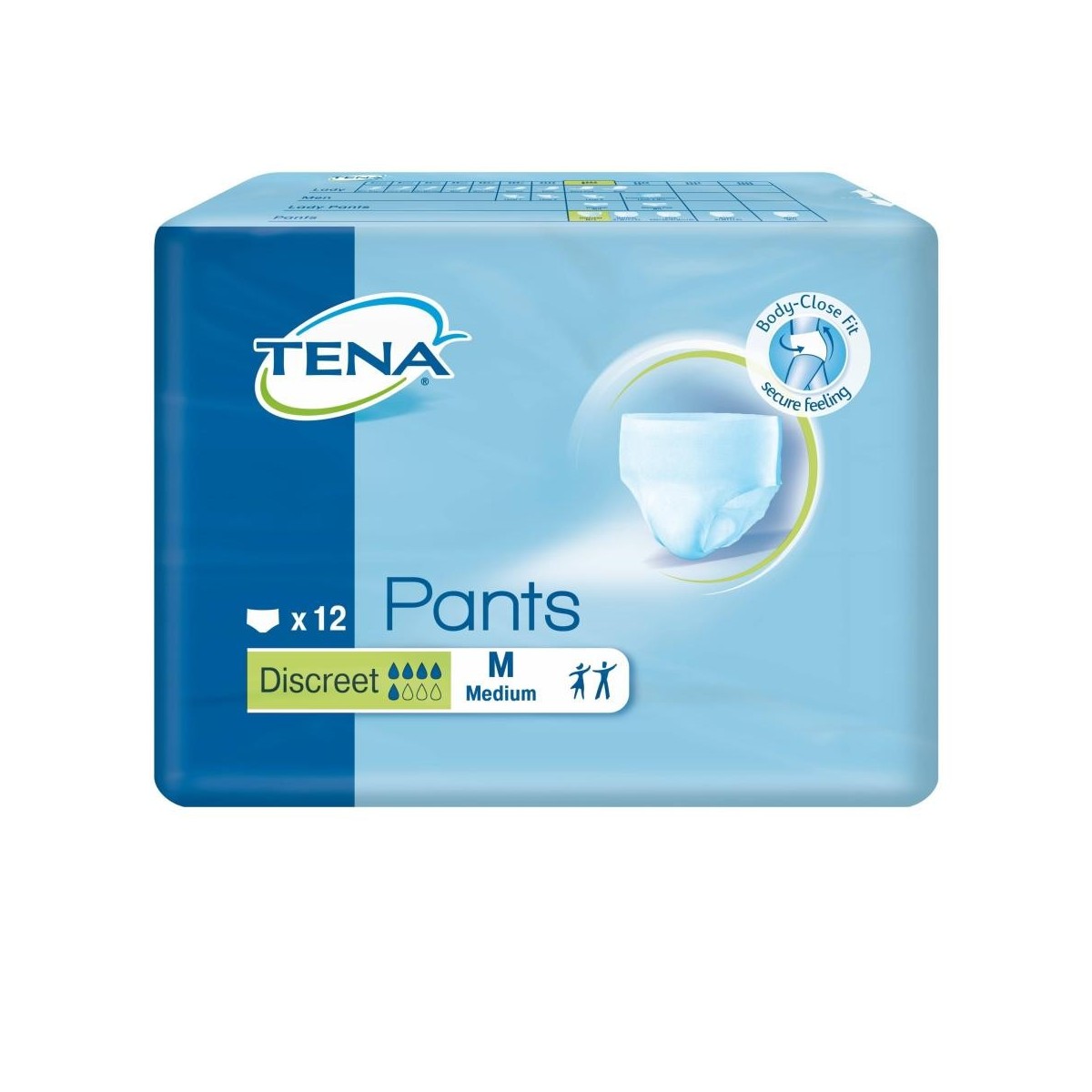 tena pants discreet m 75 100cm