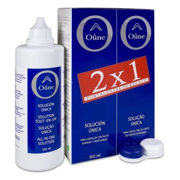oune solucion unica lentes duplo 2x100ml