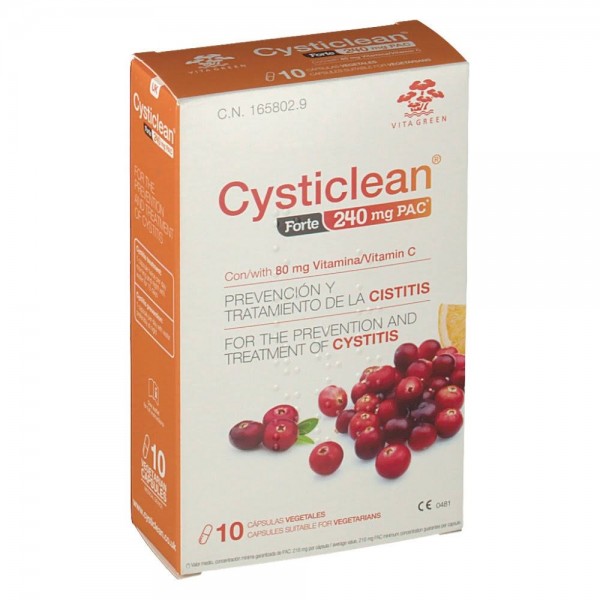 cysticlean forte 10 capsulas