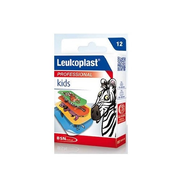 tiritas leukoplast kids zoo surtido 12 u