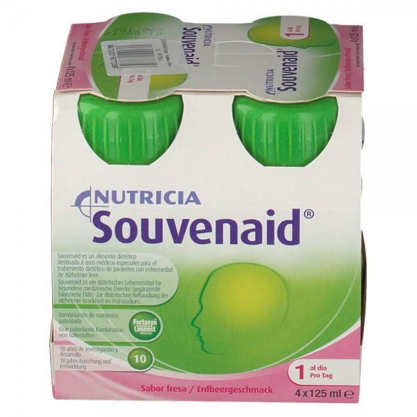 nutricia souvenaid fresa 4x125 ml fluido