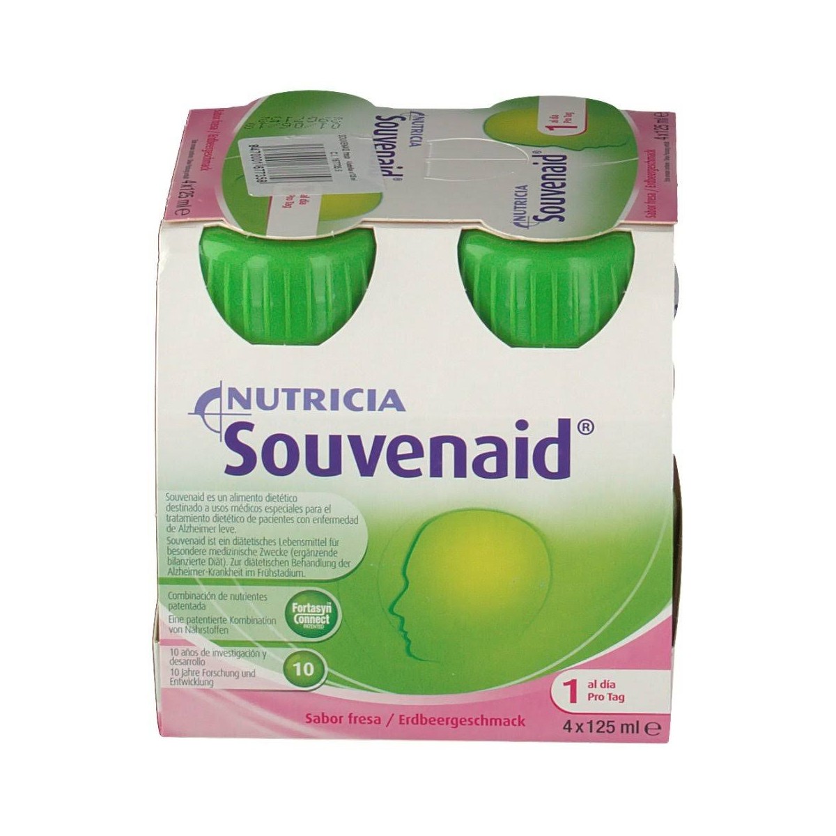nutricia souvenaid fresa 4x125 ml fluido