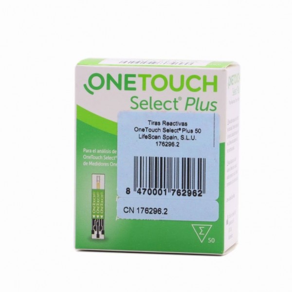 one touch select plus 50 tiras reactivas