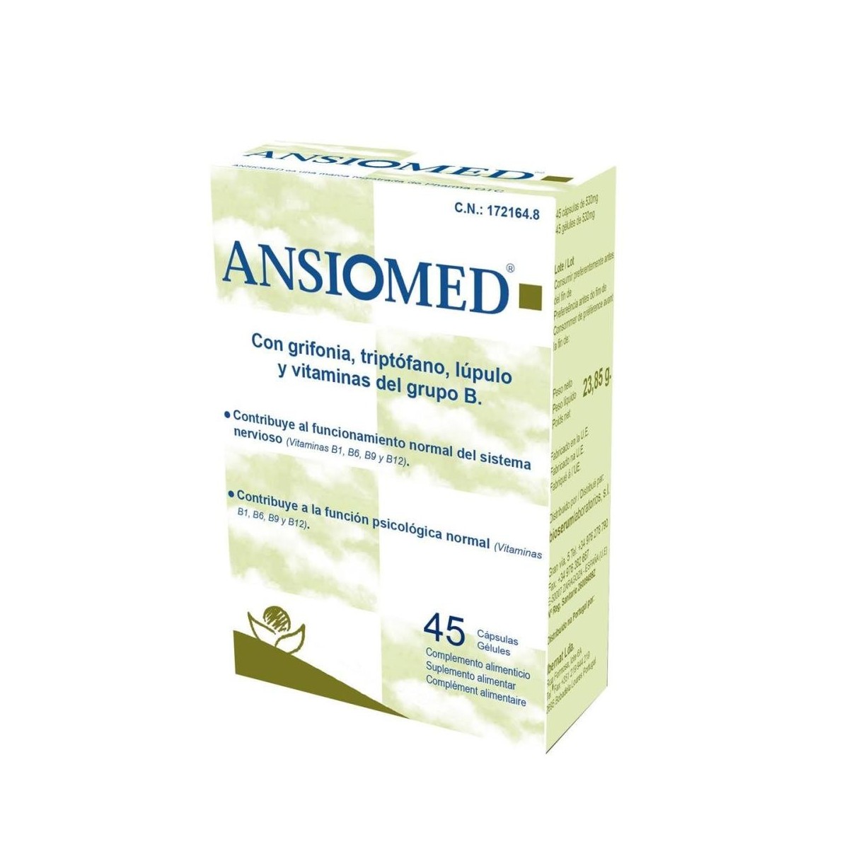 ansiomed 45 capsulas bioserum