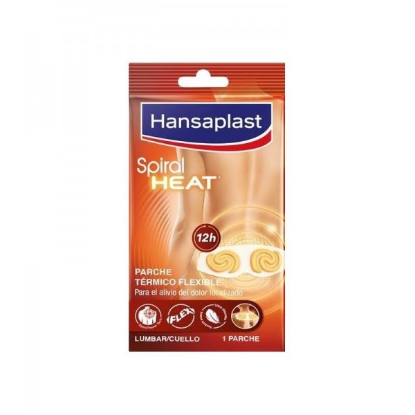 hansaplast spiral heat parche termico lumbar cuello 1 parche