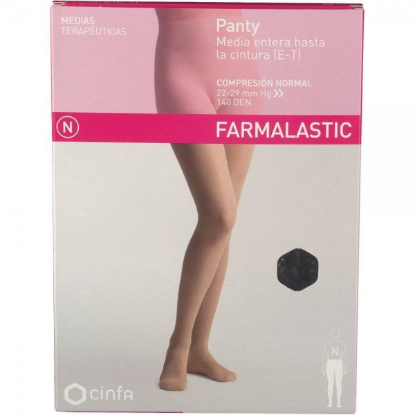 farmalastic panty compresion normal negro t grande