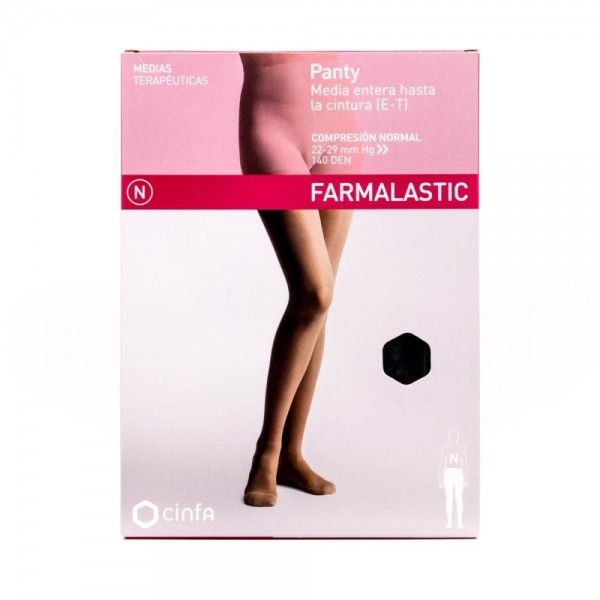 farmalastic panty compresion normal negro t media