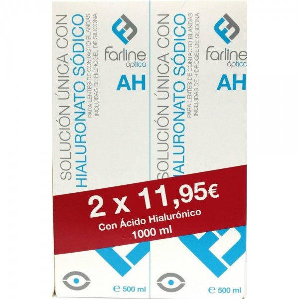 farline optica solucion unica con hialuronico duplo 500 ml